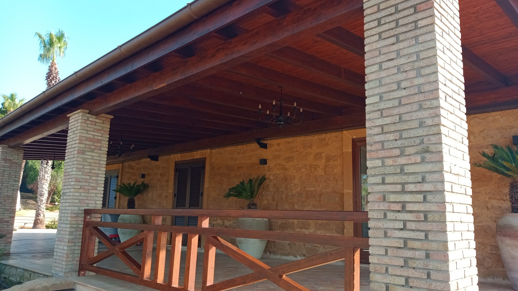 Verande in legno per esterni